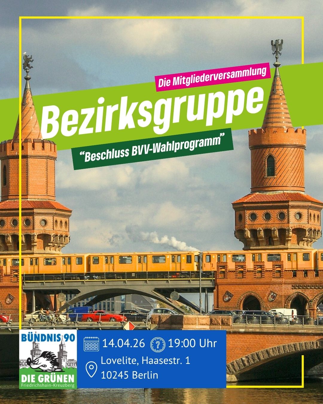 Bezirksgruppe "Beschluss BVV-Wahlprogramm"