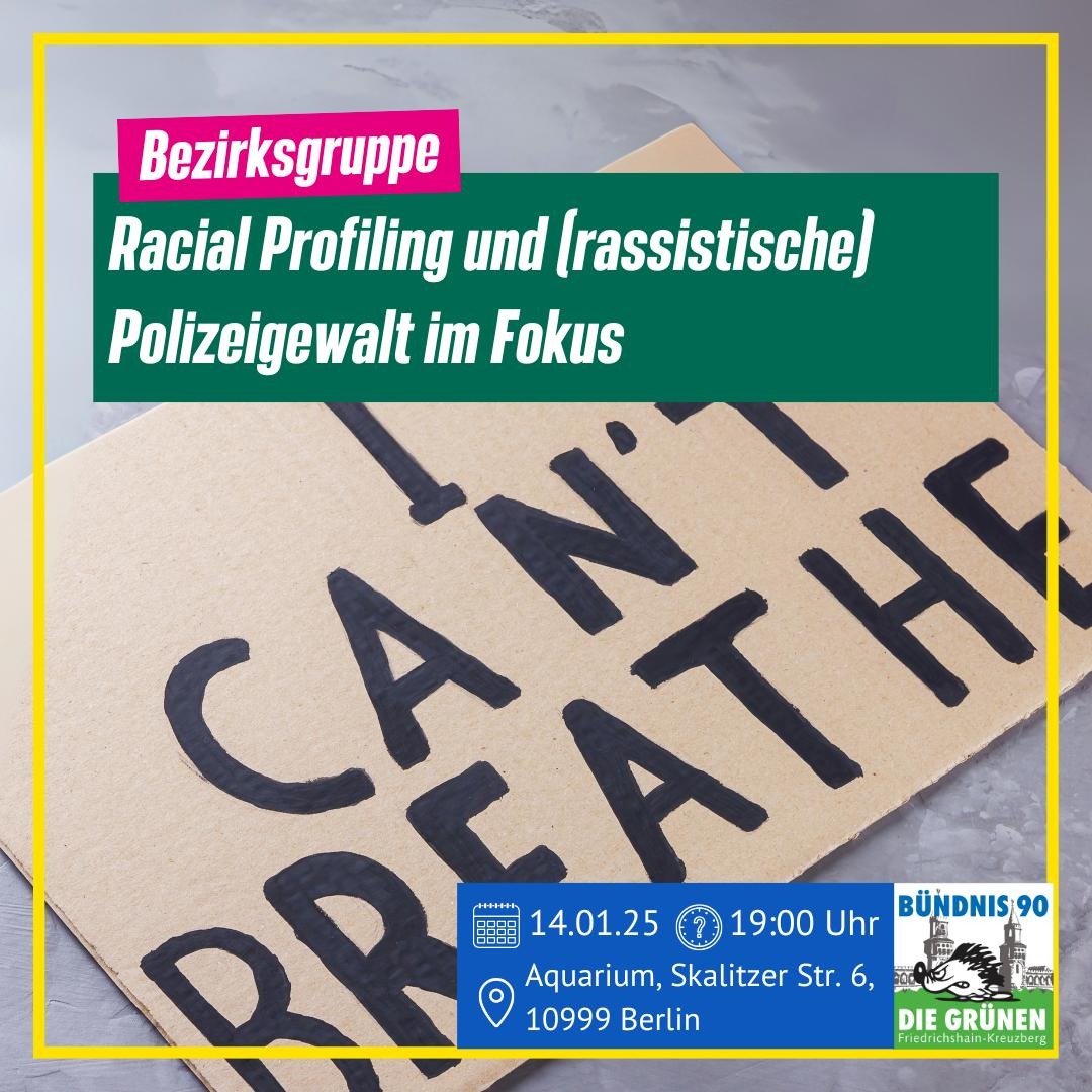 Bezirksgruppe "Racial Profiling und rassistische Polizeigewalt"