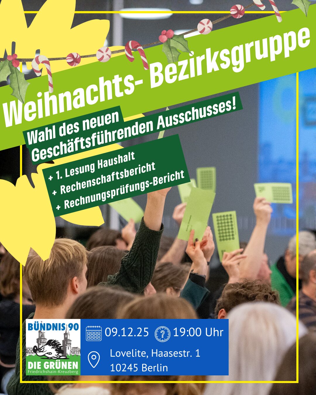Weihnachts-Bezirksgruppe am 09.12.