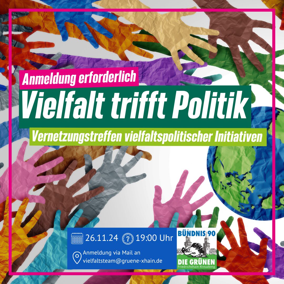 Vielfalt trifft Politik  - Vernetzungstreffen vielfaltspolitischer Initiativen