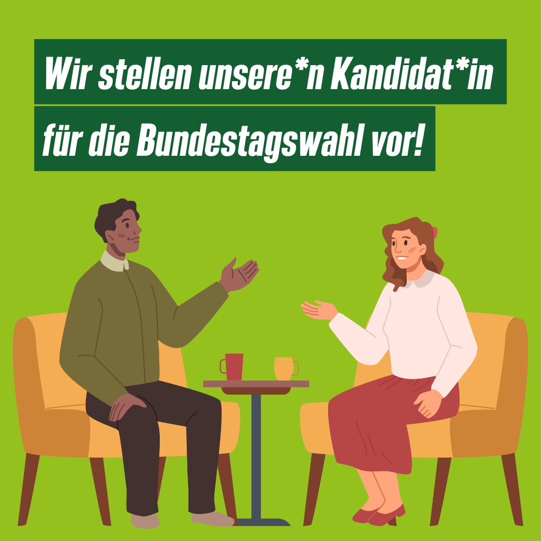 Kandidat*innen-Vorstellung für den Bundestagswahlkreis 82 (hybrid)