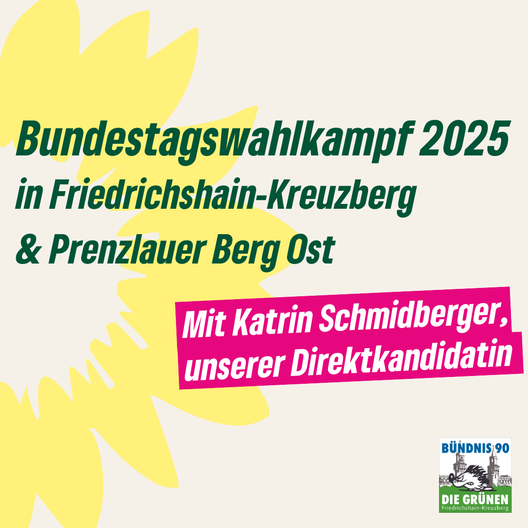 Standtraining mit Olja für den Wahlkampf