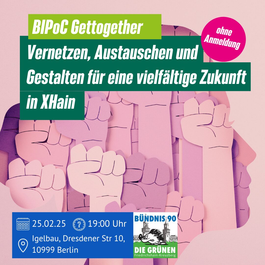 BIPoC Gettogether - Vernetzen, Austauschen und Gestalten für eine vielfältige Zukunft in XHain