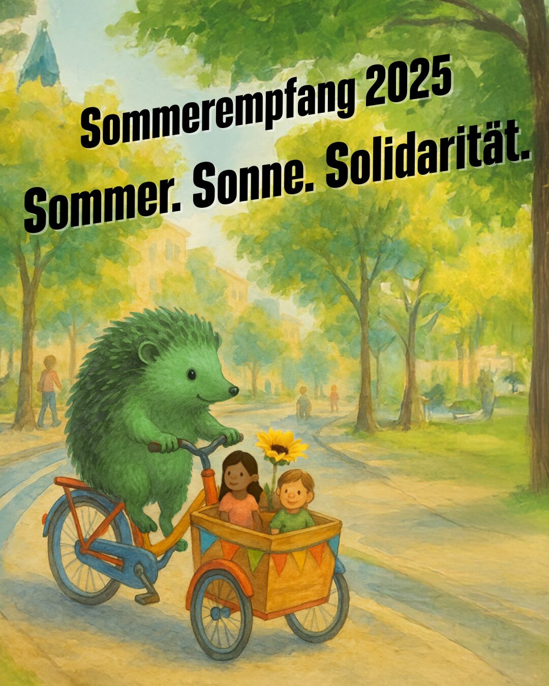 Sommer. Sonne. Solidarität: Sommerempfang der Grünen Fraktion und des Grünen Kreisverbands Xhain