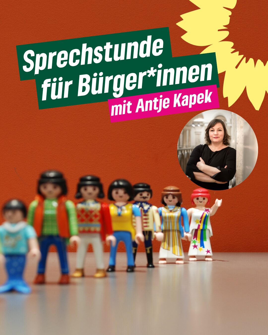 Sprechstunde für Bürger*innen - mit Antje Kapek