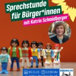 Sprechstunde für Bürger*innen – mit Katrin Schmidberger