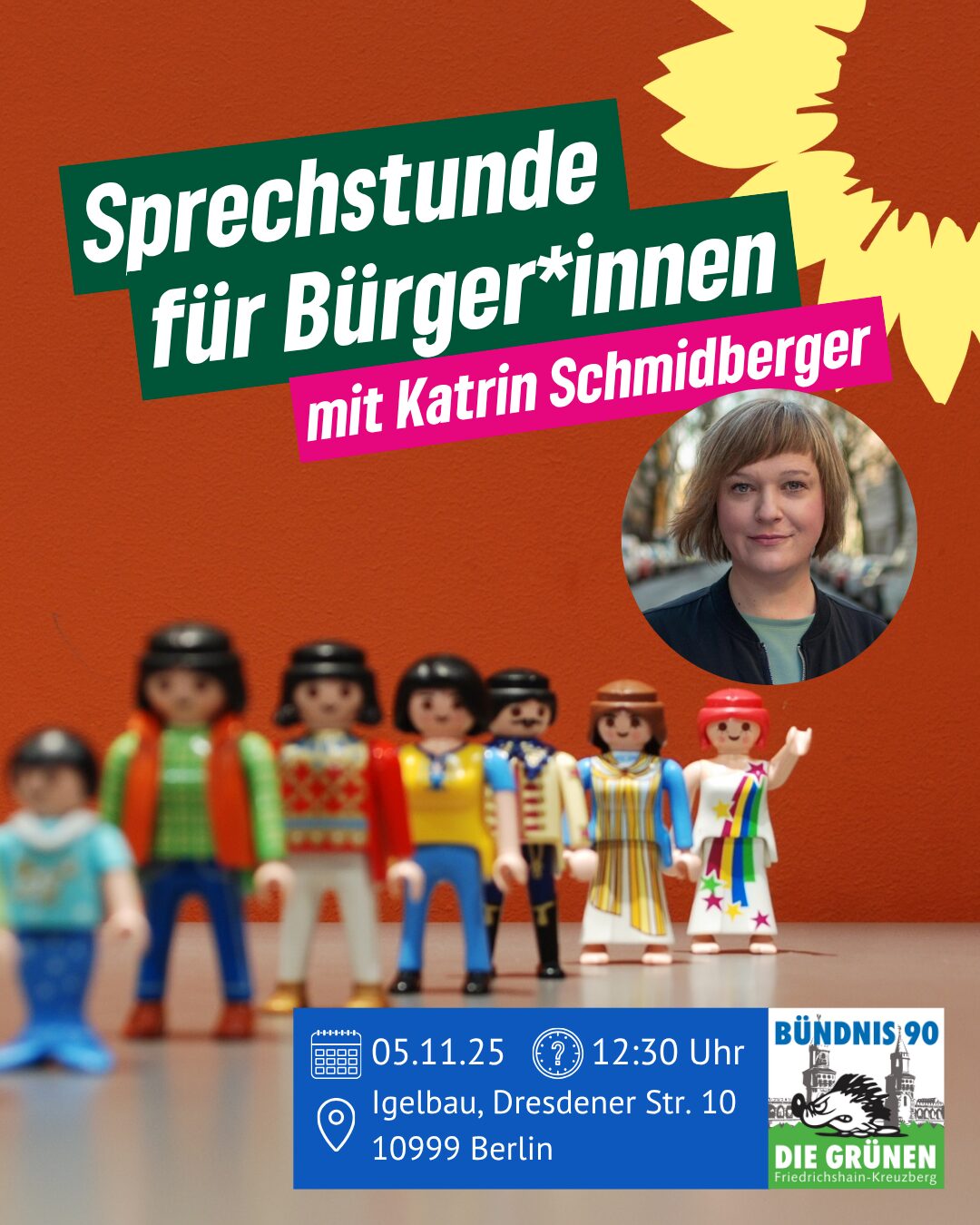 Sprechstunde für Bürger*innen – mit Katrin Schmidberger