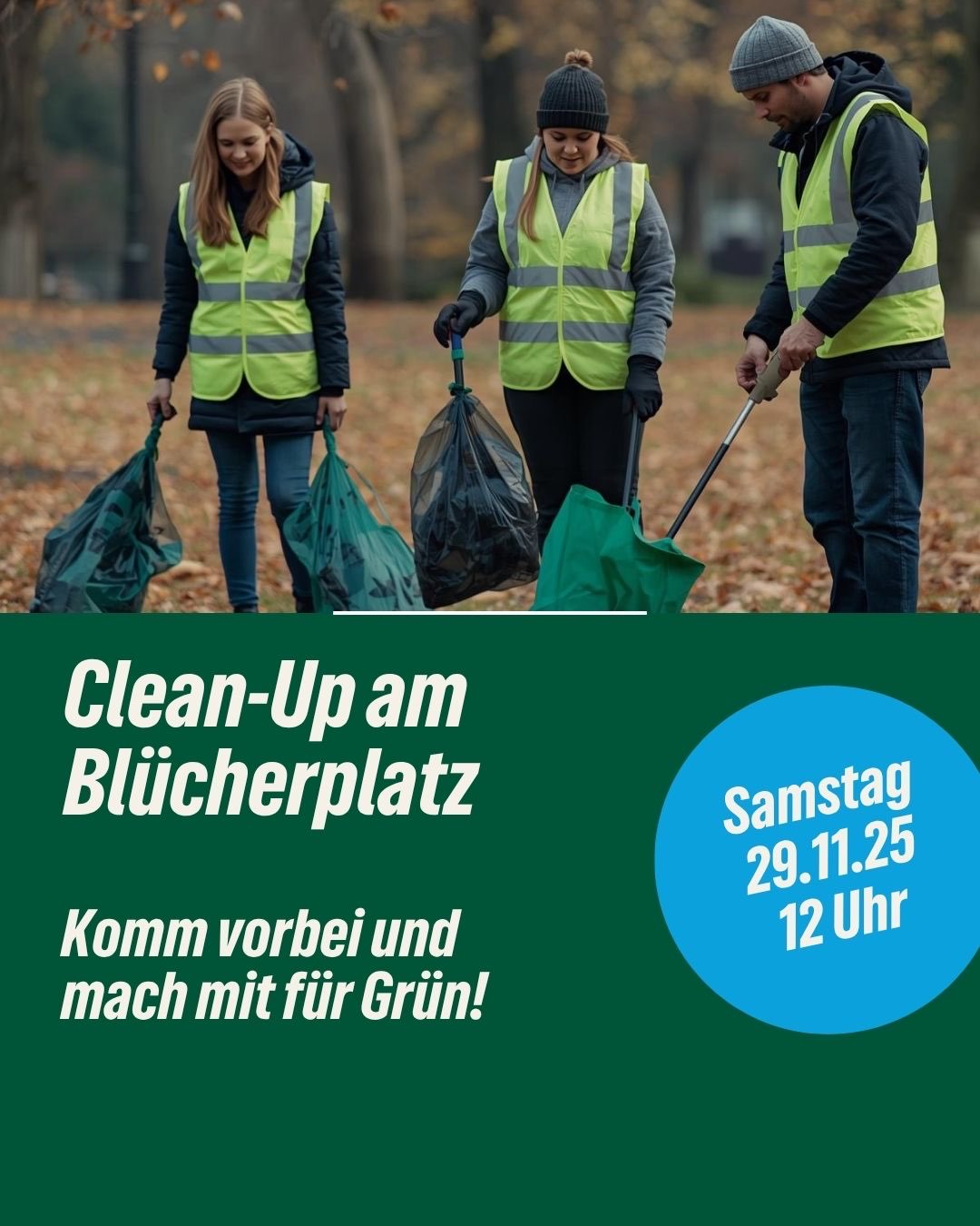 Clean-Up am Blücherplatz
