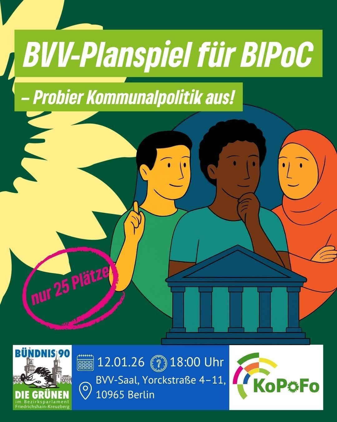 BVV-Planspiel für BIPoC - Probier Kommunalpolitik aus!
