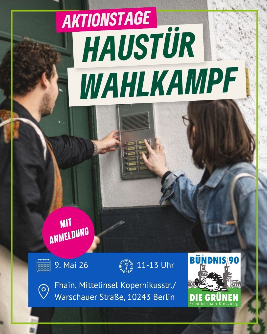 HTWK – Haustürwahlkampf Aktionstag