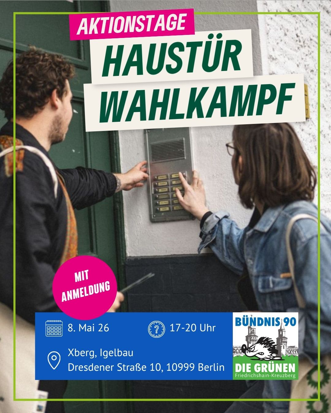 HTWK – Haustürwahlkampf Aktionstag