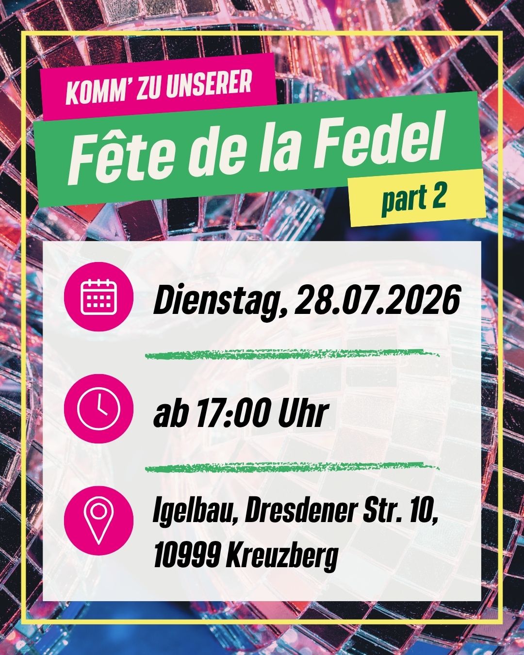 Einfädelparty No.3