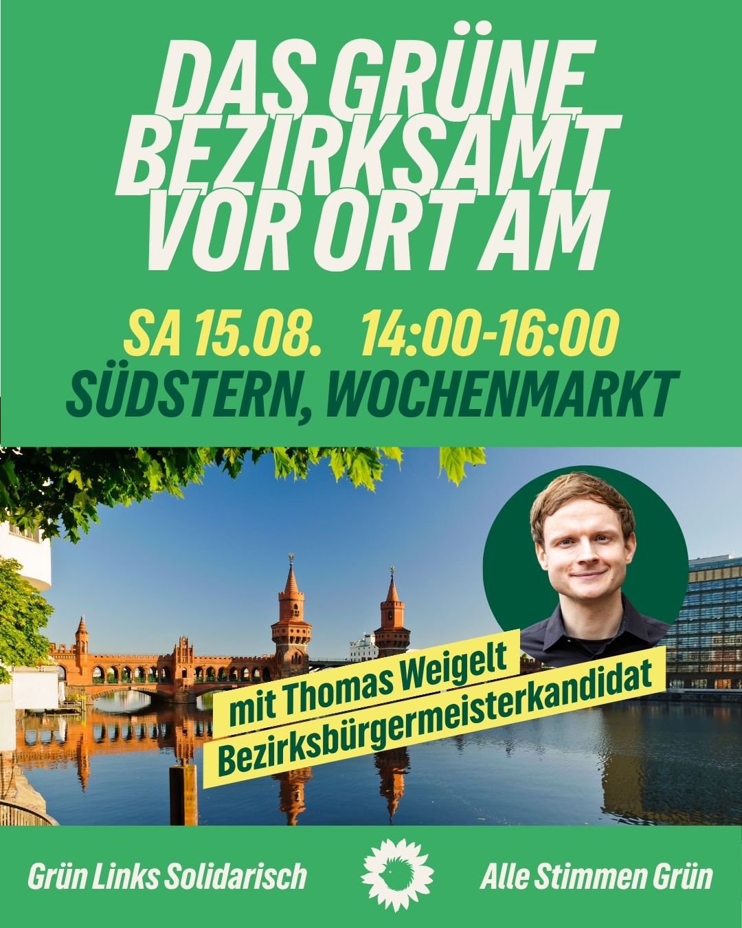 Das grüne Bezirksamt vor Ort
