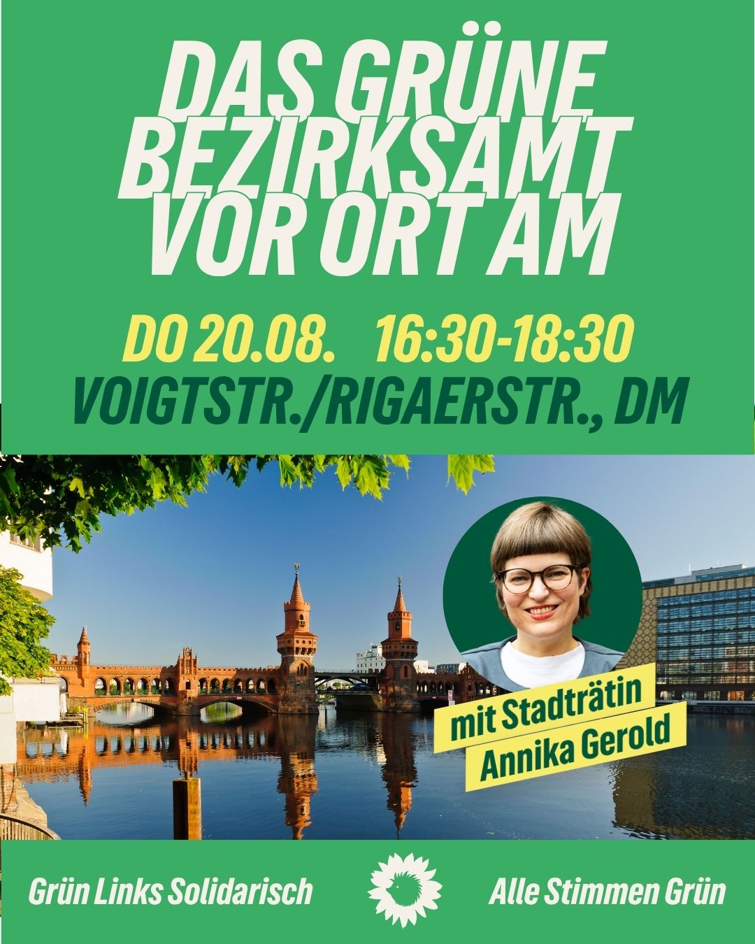 Das grüne Bezirksamt vor Ort