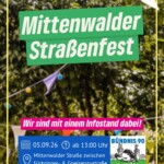 Infostand beim Mittenwalder Straßenfest