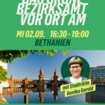 Das grüne Bezirksamt vor Ort