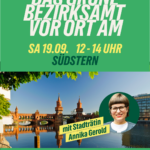 Das grüne Bezirksamt vor Ort