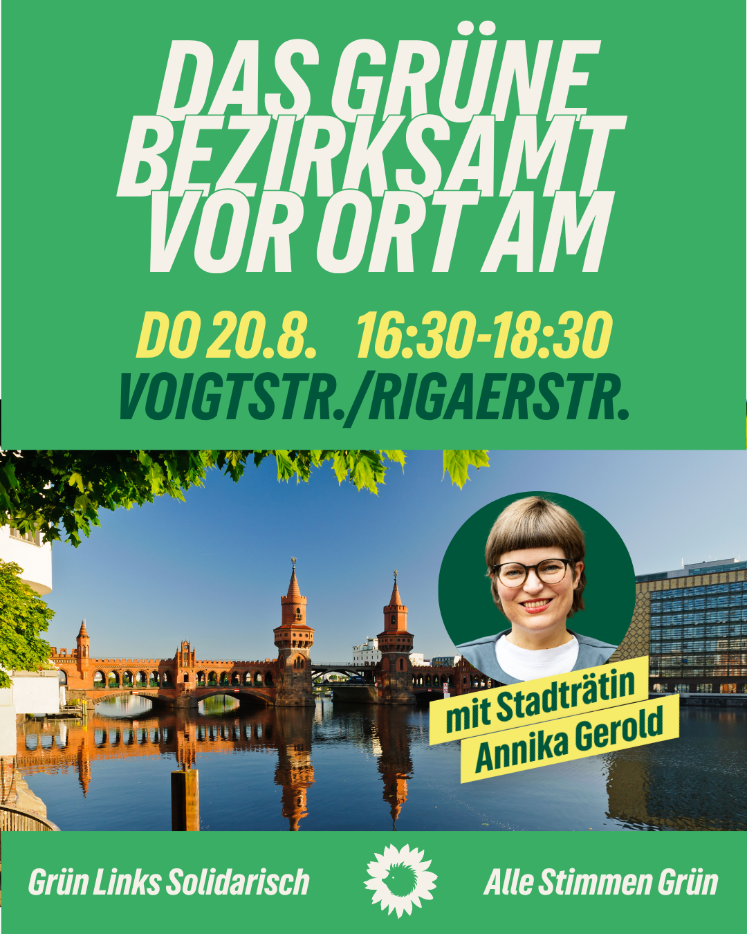 Das grüne Bezirksamt vor Ort