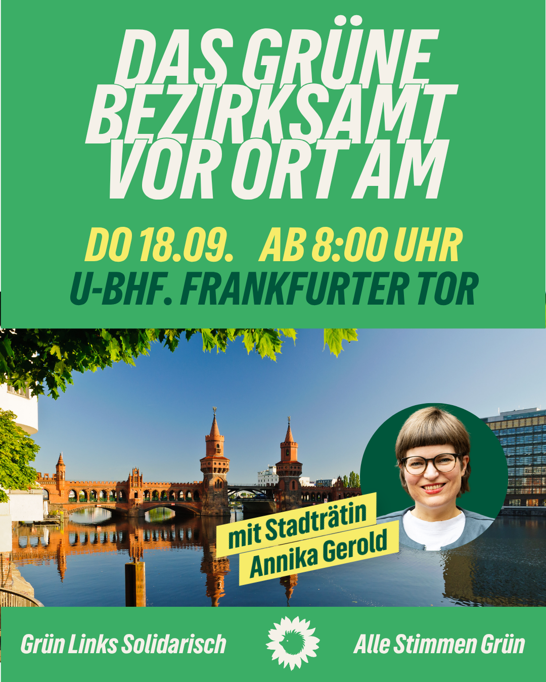 Das grüne Bezirksamt vor Ort