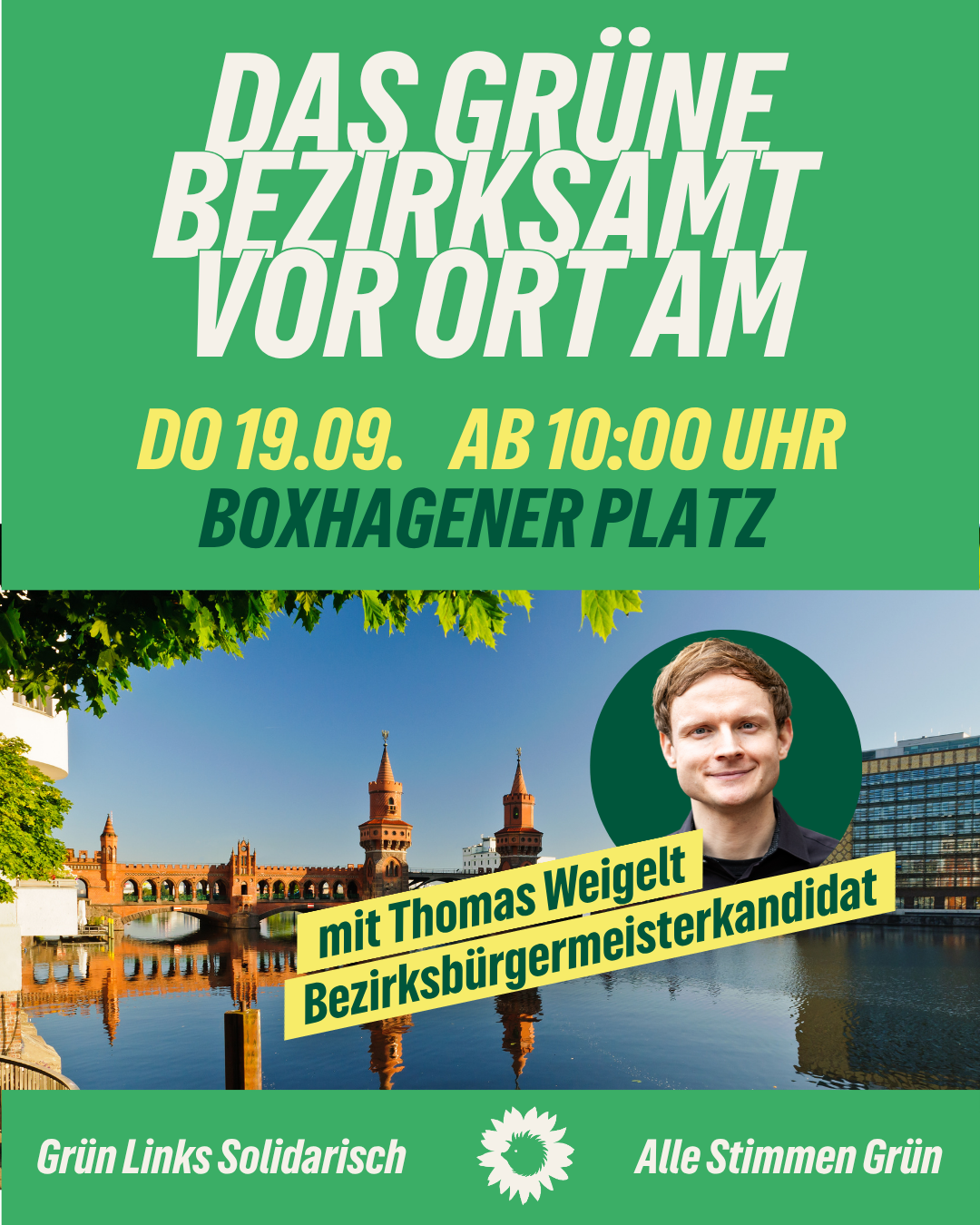 Das grüne Bezirksamt vor Ort