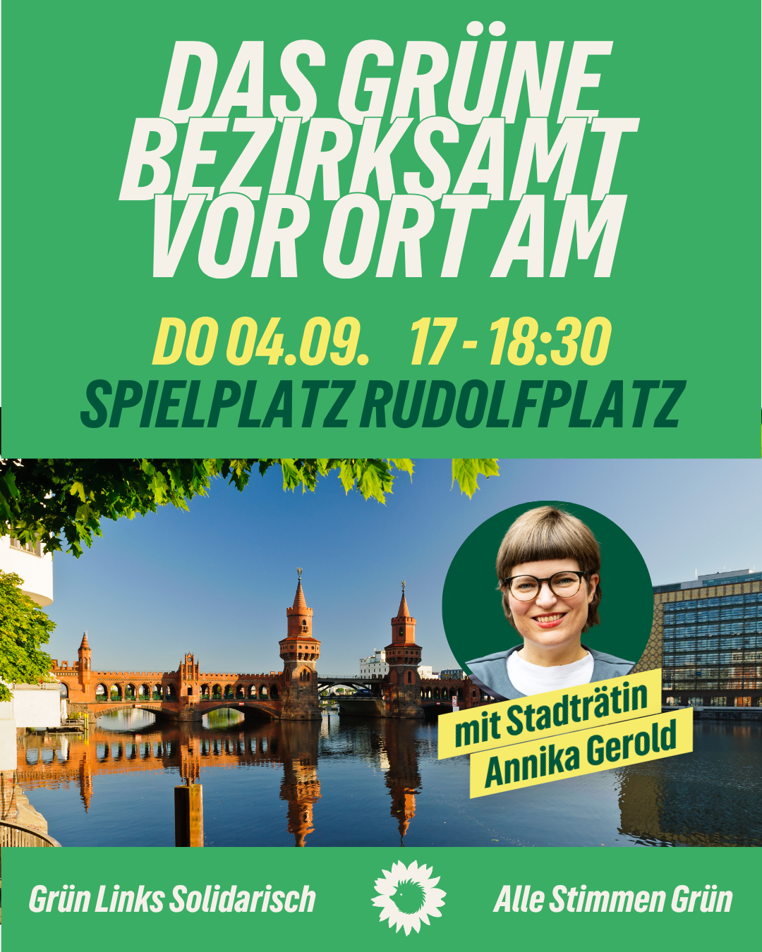 Das grüne Bezirksamt vor Ort