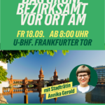Das grüne Bezirksamt vor Ort