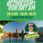 Das grüne Bezirksamt vor Ort