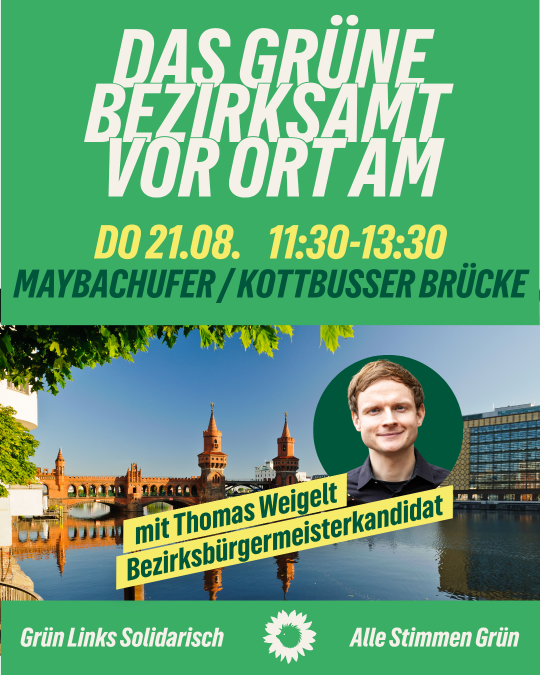 Das grüne Bezirksamt vor Ort