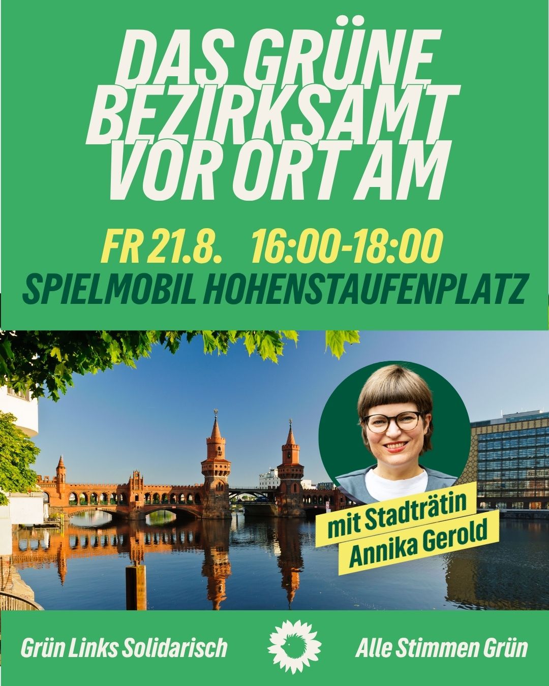Das grüne Bezirksamt vor Ort