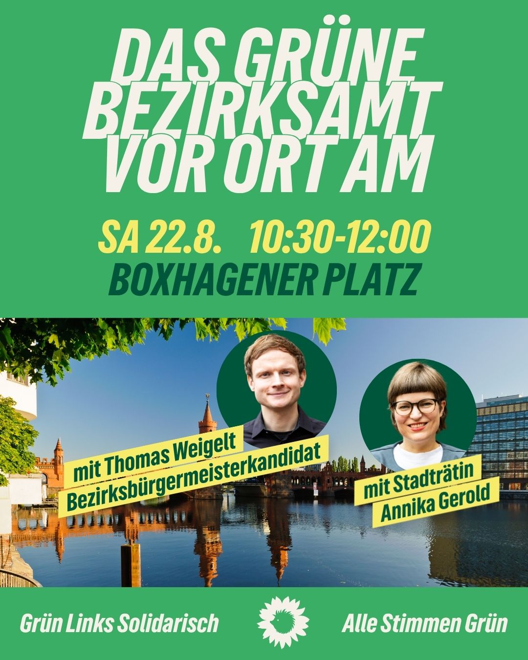 Das grüne Bezirksamt vor Ort