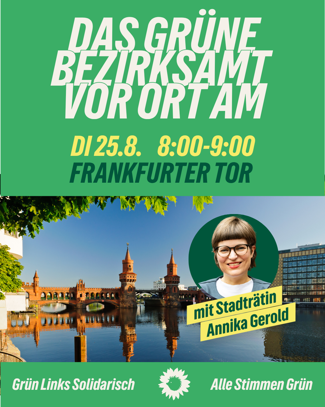 Das grüne Bezirksamt vor Ort