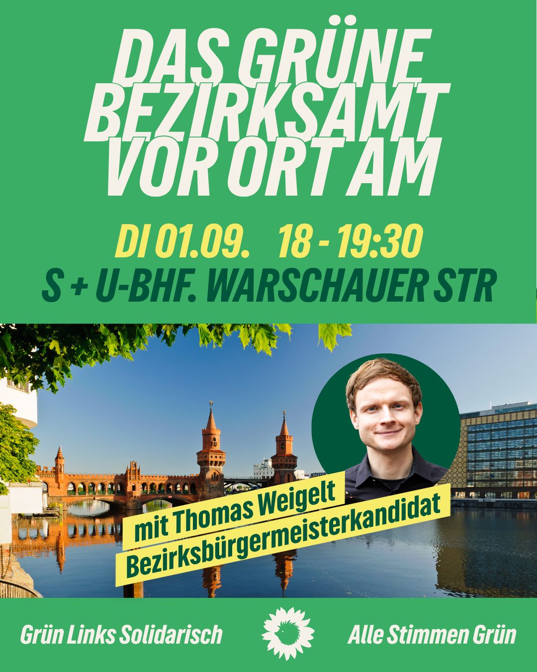 Das grüne Bezirksamt vor Ort