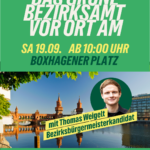 Das grüne Bezirksamt vor Ort
