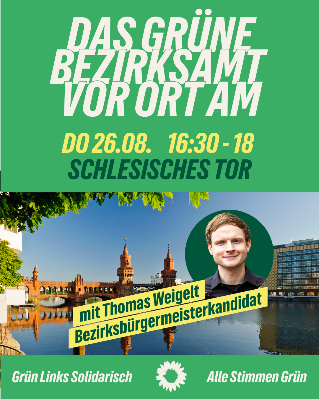 Das grüne Bezirksamt vor Ort