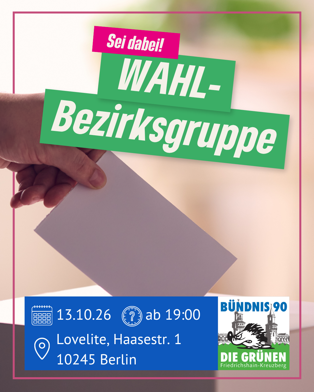 Wahl-Bezirksgruppe